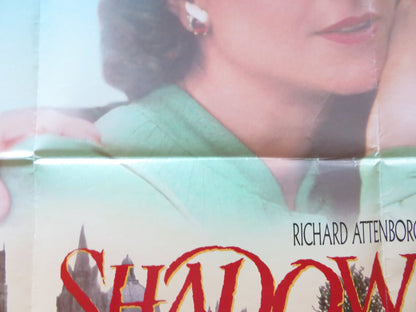 SHADOWLANDS QUAD POSTER FOLDED ANTHONY HOPKINS DEBRA WINGER 1993