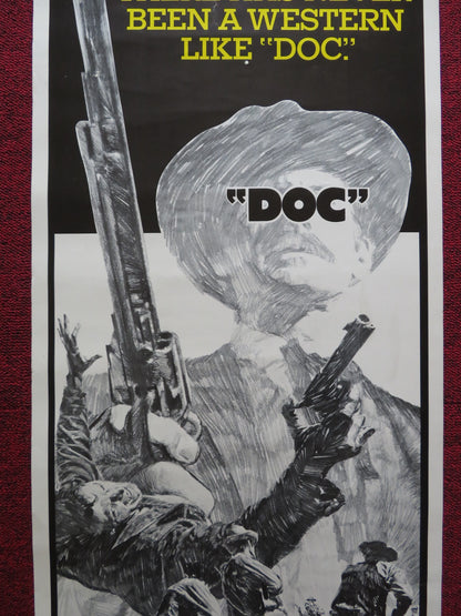 DOC - STYLE B US INSERT (14"x 36") POSTER STACY KEACH FAYE DUNAWAY 1971