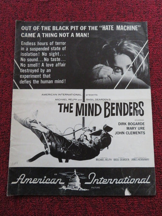 THE MIND BENDERS US PRESSBOOK UNCUT  DIRK BOGADE MARY URE 1963