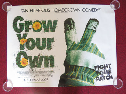 GROW YOUR OWN UK QUAD (30"x 40") ROLLED POSTER BENEDICT WONG EDDIE MARSAN 2007