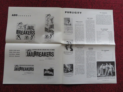 JAILBREAKERS US PRESSBOOK UNCUT ROBERT HUTTON MARY CASTLE  1960