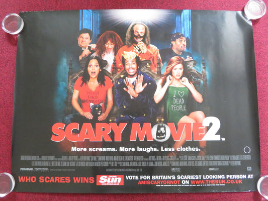 SCARY MOVIE 2 UK QUAD (30"x 40") ROLLED POSTER SHAWN WAYANS TIM CURRY 2001