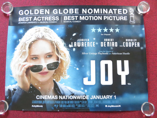 JOY - B UK QUAD (30"x 40") ROLLED POSTER JENNIFER LAWRENCE ROBERT DE NIRO 2015