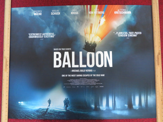 BALLOON UK QUAD (30"x 40") ROLLED POSTER FRIEDRICH MUCKE KAROLINE SCHUCH 2018