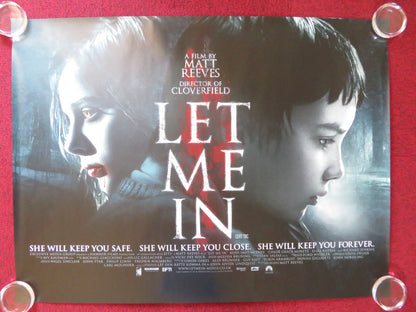 LET ME IN UK QUAD (30"x 40") ROLLED POSTER HAMMER KODI SMIT-MCPHEE 2010