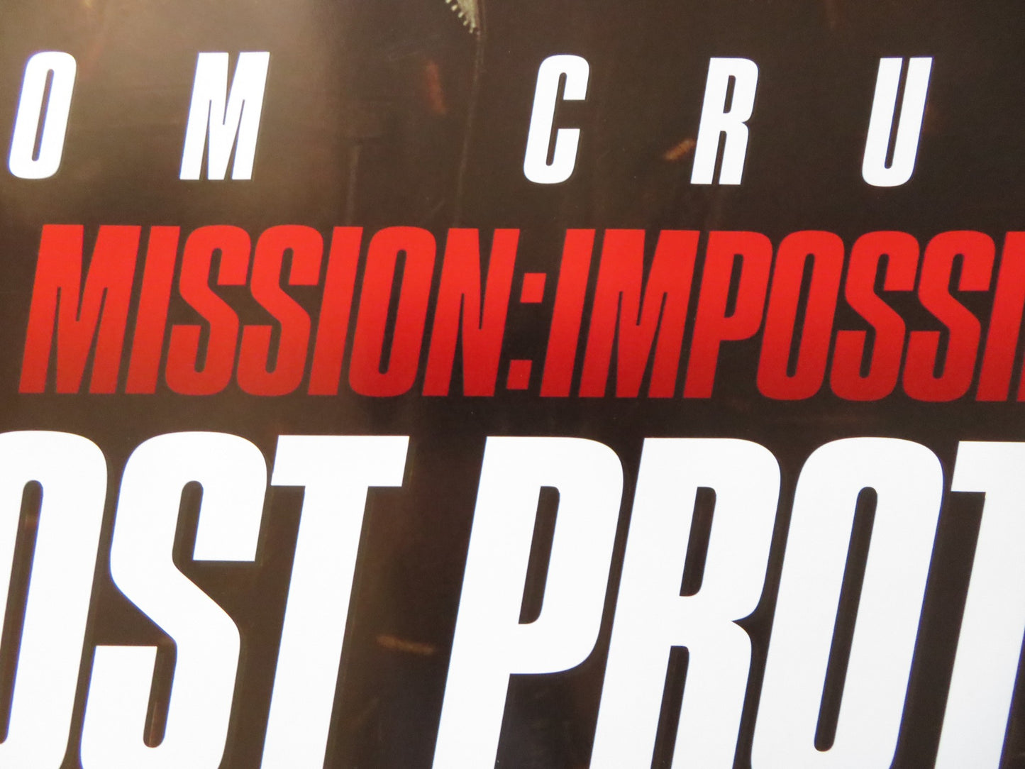 MISSION: IMPOSSIBLE -GHOST PROTOCOL UK QUAD (30"x 40") ROLLED POSTER CRUISE 2011