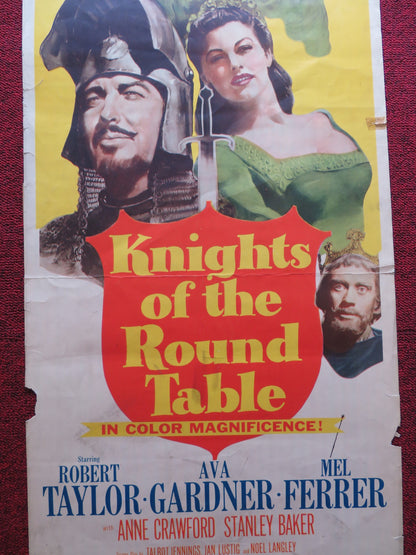 KNIGHTS OF THE ROUND TABLE US INSERT (14"x 36") POSTER R. TAYLOR A. GARDNER 1954