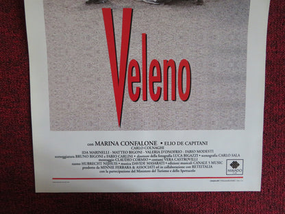 VELENO ITALIAN LOCANDINA POSTER MARINA CONFALONE ELIO DE CAPITANI 1994