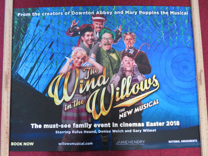 THE WIND IN THE WILLOWS: THE NEW MUSICAL UK QUAD (30"x 40") ROLLED POSTER 2018