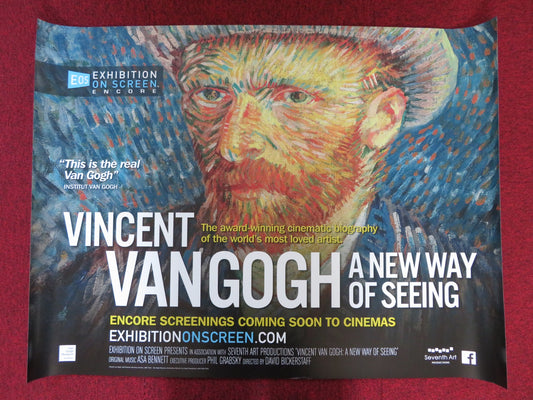 VINCENT VAN GOGH: A NEW WAY OF SEEING  UK QUAD (30"x 40") ROLLED POSTER 2015