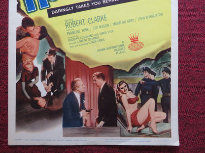 SECRET FILE: HOLLYWOOD US INSERT (14"x 36") POSTER ROBERT CLARKE F. YORK 1961