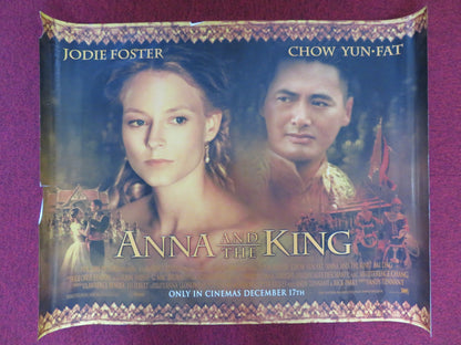 ANNA AND THE KING UK QUAD (30"x 40") ROLLED POSTER JODIE FOSTER C. YUN-FAT 1999