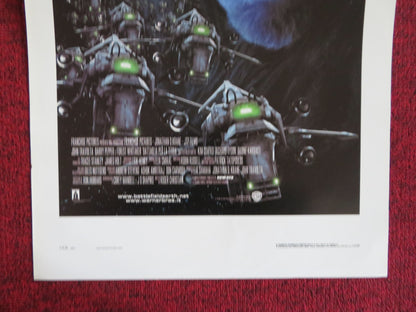 BATTLEFIELD EARTH ITALIAN LOCANDINA POSTER JOHN TRAVOLTA BARRY PEPPER 2000