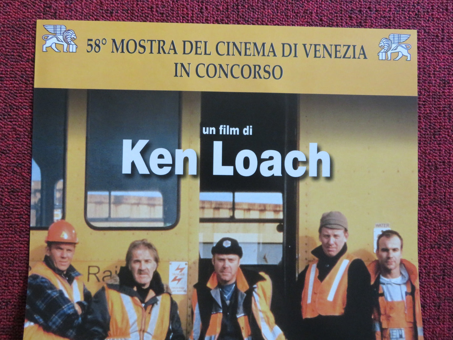 THE NAVIGATORS ITALIAN LOCANDINA POSTER KEN LOACH DEAN ANDREWS 2001