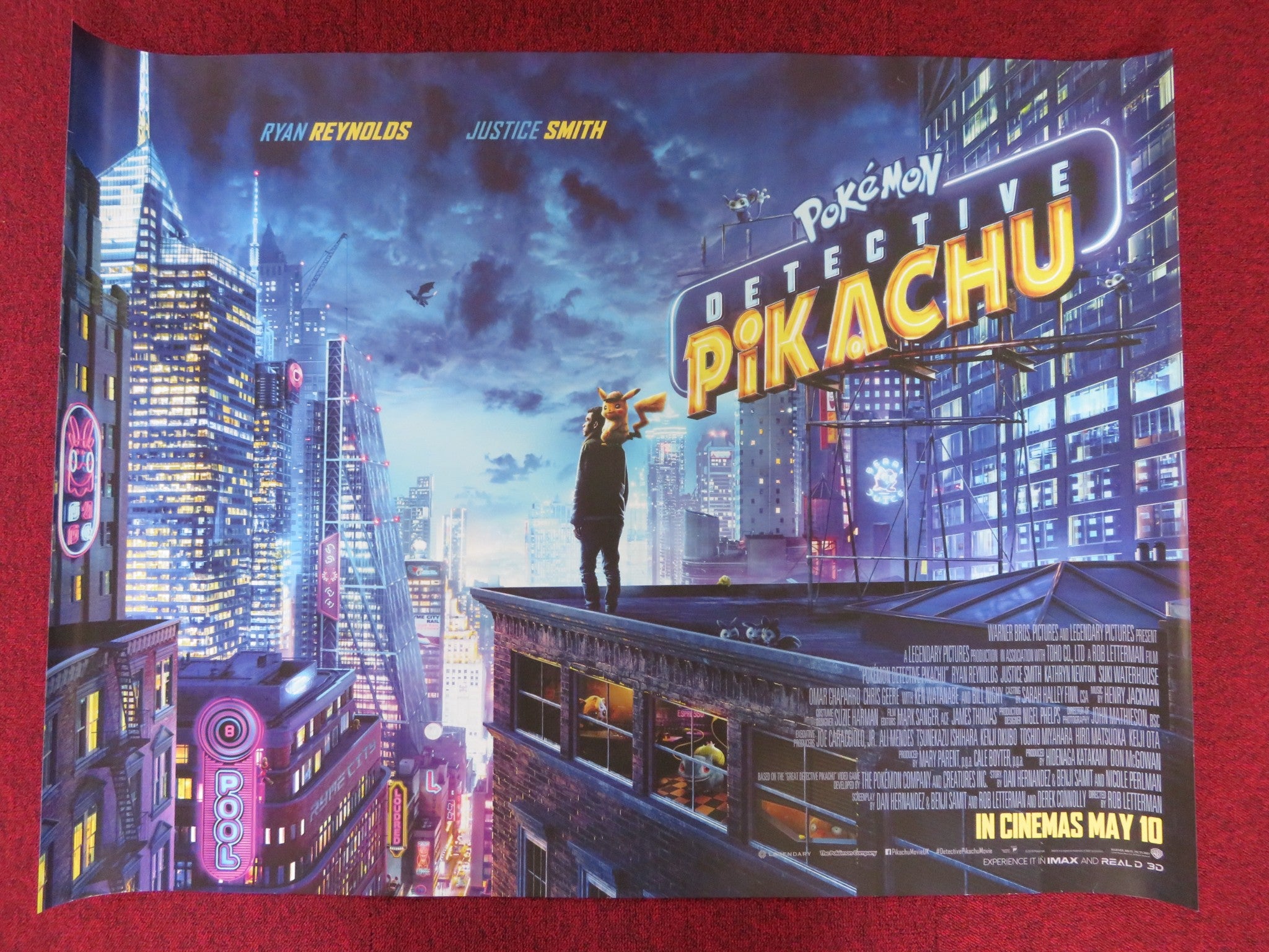 POKEMON DETECTIVE PIKACHU B UK QUAD 30