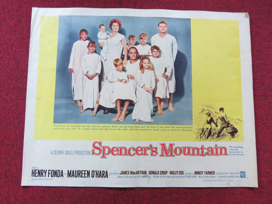 SPENCER'S MOUNTAIN HALF SHEET (22"x 28") POSTER HENRY FONDA MAUREEN O'HARA 1963