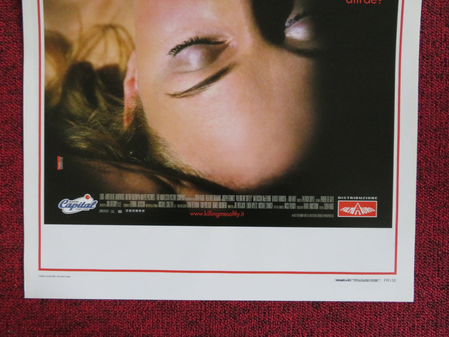 KILLING ME SOFTLY ITALIAN LOCANDINA POSTER HEATHER GRAHAM JOSEPH FIENNES 2002