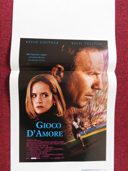 FOR THE LOVE OF THE GAME ITALIAN LOCANDINA POSTER KEVIN COSTNER K. PRESTON 2000