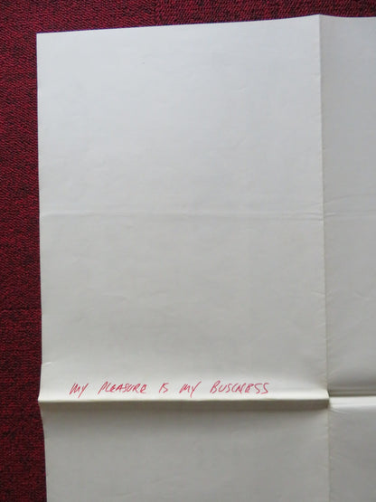 MY PLEASURE IS MY BUSINESS FOLDED US ONE SHEET POSTER XAVIERA HOLLANDER 1974