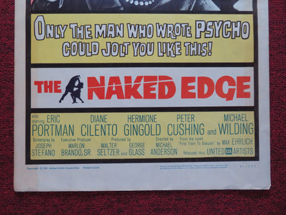 THE NAKED EDGE US INSERT (14"x 36") POSTER GARY COOPER DEBORAH KERR 1961