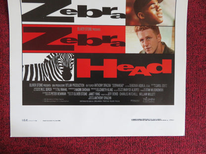 ZEBRAHEAD ITALIAN LOCANDINA POSTER MICHAEL RAPAPORT KEVIN CORRIGAN 1993