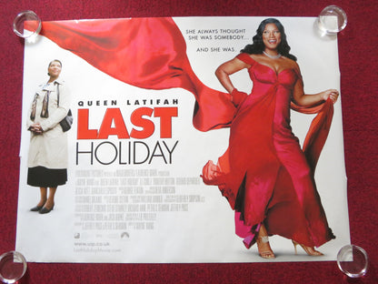 LAST HOLIDAY UK QUAD (30"x 40") ROLLED POSTER QUEEN LATIFAH LL COOL J 2006