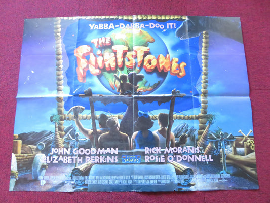 THE FLINTSTONES - B UK QUAD POSTER FOLDED JOHN GOODMAN RICK MORANIS 1994