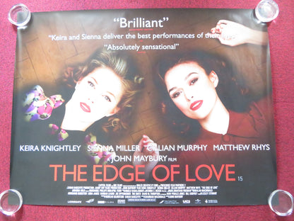 THE EDGE OF LOVE UK QUAD (30"x 40") ROLLED POSTER KEIRA KNIGHTLEY C. MURPHY 2008