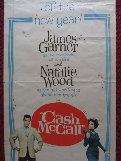 CASH MCCALL US INSERT (14"x 36") POSTER JAMES GARNER NATALIE WOOD 1960