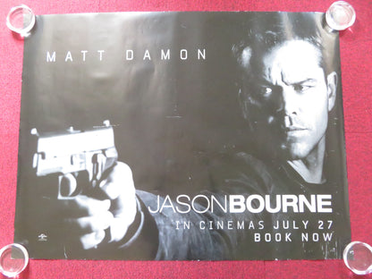 JASON BOURNE UK QUAD (30"x 40") ROLLED POSTER MATT DAMON TOMMY LEE JONES 2016