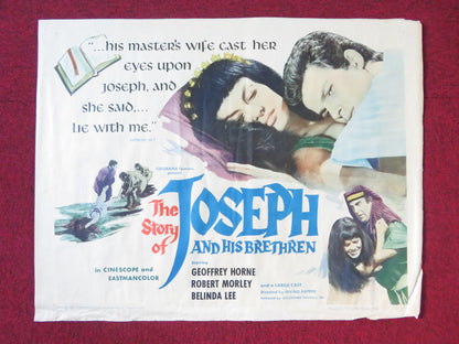 JOSEPH AND HIS BRETHREN HALF SHEET (22"x 28") POSTER GEOFFREY HORNE 1963