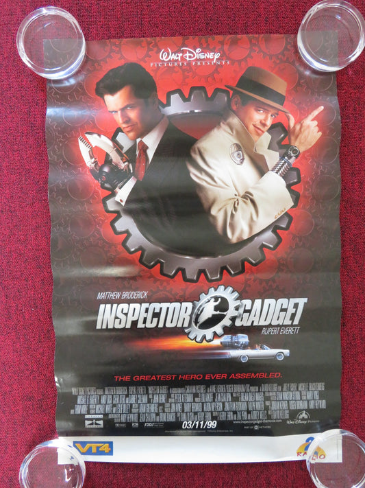 INSPECTOR GADGET VHS VIDEO POSTER DISNEY MATTHEW BRODERICK RUPERT EVERETT 1999