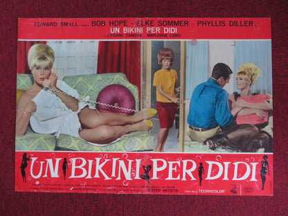 BOY, DID I GET A NUMBER WRONG - C ITALIAN FOTOBUSTA POSTER ELKE SOMMER 1966