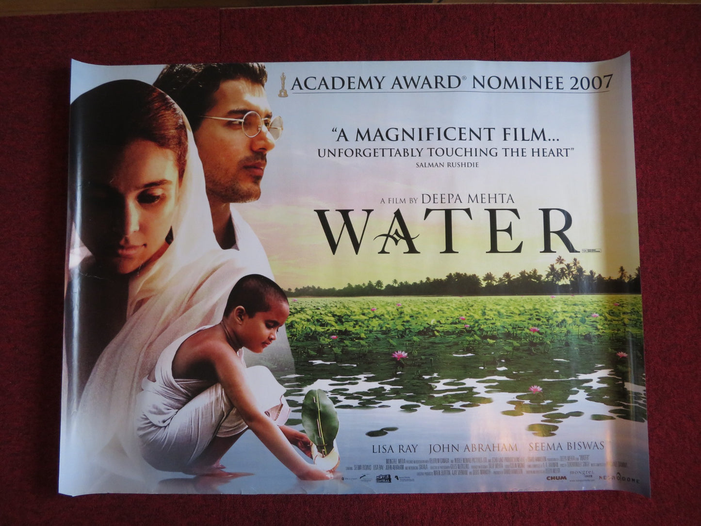 WATER UK QUAD (30"x 40") ROLLED POSTER LISA RAY JOHN ABRAHAM 2005