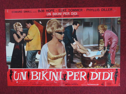 BOY, DID I GET A NUMBER WRONG - E ITALIAN FOTOBUSTA POSTER ELKE SOMMER 1966