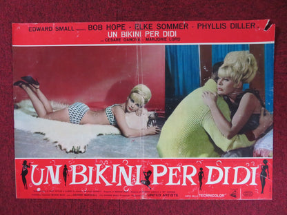 BOY, DID I GET A NUMBER WRONG - F ITALIAN FOTOBUSTA POSTER ELKE SOMMER 1966