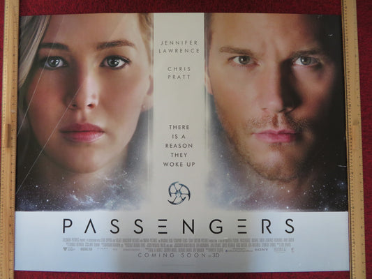 PASSENGERS UK QUAD (30"x 40") ROLLED POSTER JENNIFER LAWRENCE CHRIS PRATT 2016