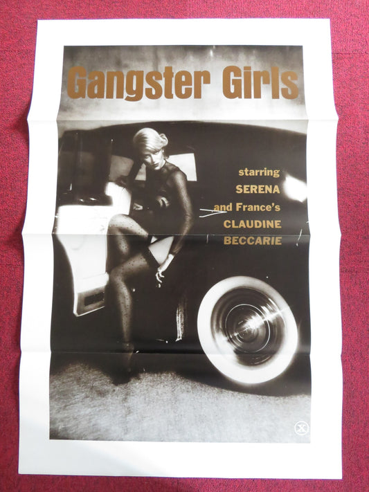 GANGSTER GIRLS / MAFIA GIRLS US TRI FOLDED ONE SHEET ROLLED POSTER SERENA 1975