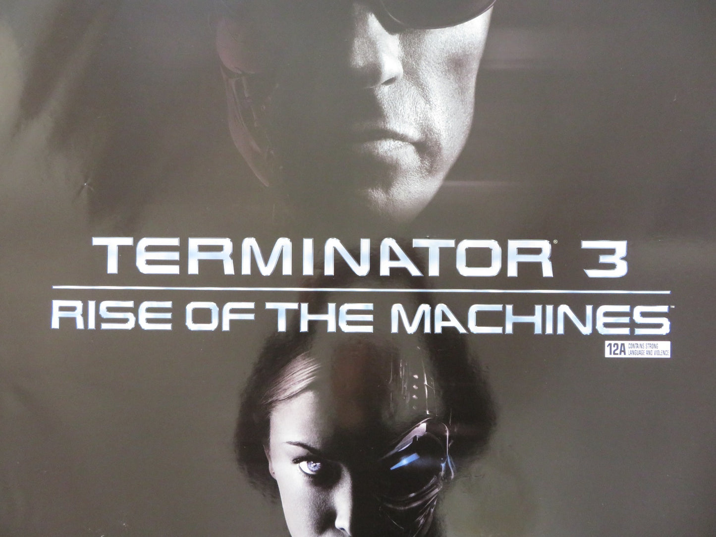 TERMINATOR 3: RISE OF THE MACHINES UK QUAD (30"x 40") ROLLED POSTER 2003