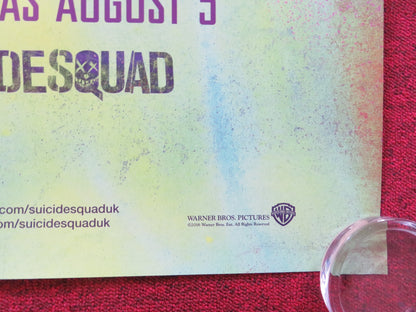 SUICIDE SQUAD UK QUAD (30"x 40") ROLLED POSTER WILL SMITH MARGOT ROBBIE 2016