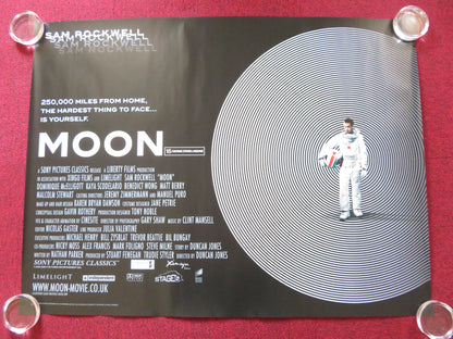 MOON UK QUAD (30"x 40") ROLLED POSTER SAM ROCKWELL KEVIN SPACEY 2009