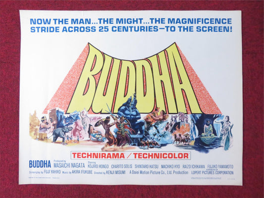 BUDDHA HALF SHEET (22"x 28") POSTER KOJIRO HONGO CHARITO SOLIS 1961