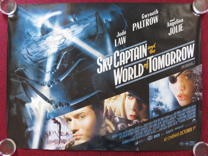 SKY CAPTAIN AND THE WORLD OF TOMORROW UK QUAD (30"x 40") ROLLED POSTER 2004