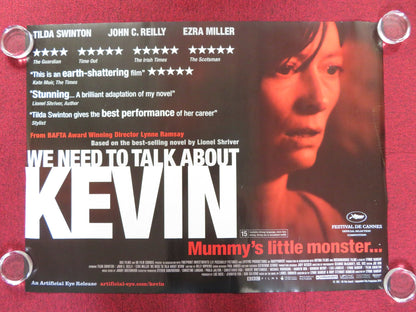 WE NEED TO TALK ABOUT KEVIN UK QUAD (30"x 40") ROLLED POSTER TILDA SWINTON 2011