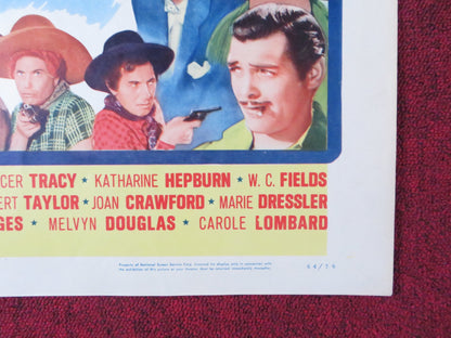 THE BIG PARADE OF COMEDY HALF SHEET (22"x 28") POSTER C. GRANT CLARK GABLE 1964