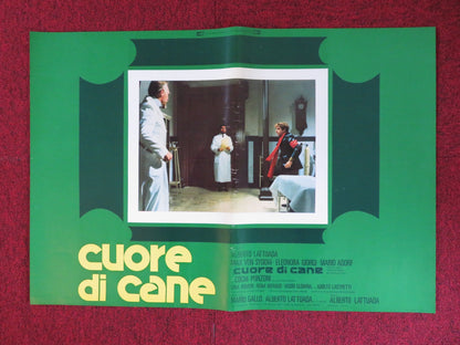 CUORE DI CANE - B ITALIAN FOTOBUSTA POSTER MAX VON SYDOW ELEONORA GIORGI 1976