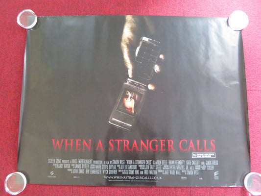 WHEN A STRANGER CALLS UK QUAD (30"x 40") ROLLED POSTER CAMILLA BELLE 2006