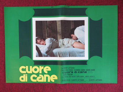 CUORE DI CANE - D ITALIAN FOTOBUSTA POSTER MAX VON SYDOW ELEONORA GIORGI 1976