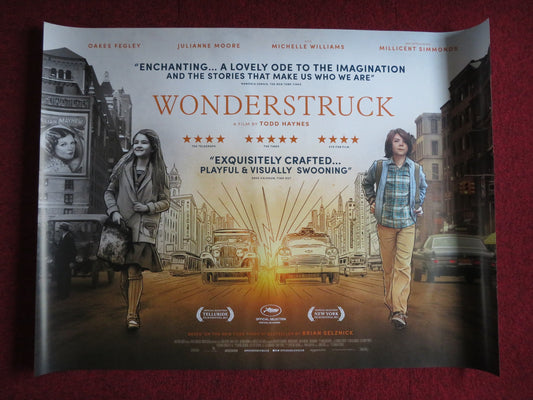 WONDERSTRUCK UK QUAD (30"x 40") ROLLED POSTER JULIANNE MOORE 2017