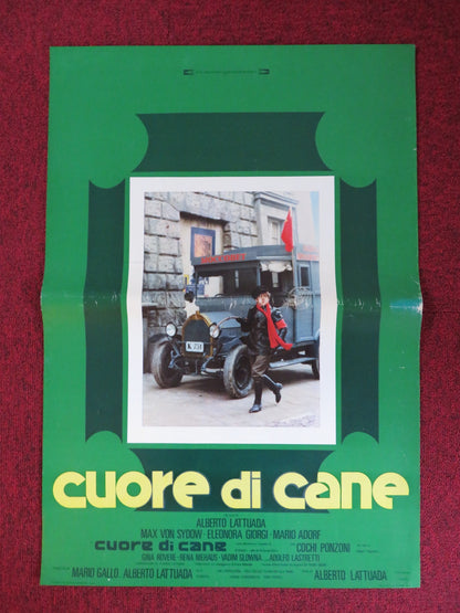 CUORE DI CANE - F ITALIAN FOTOBUSTA POSTER MAX VON SYDOW ELEONORA GIORGI 1976